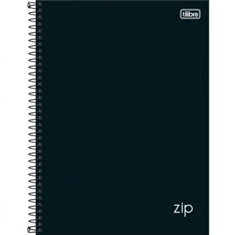 CADERNO UNIV 16X1 ZIP TILIBRA 256F