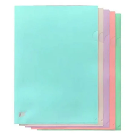 PASTA EM L YES A4 CORES PASTEL