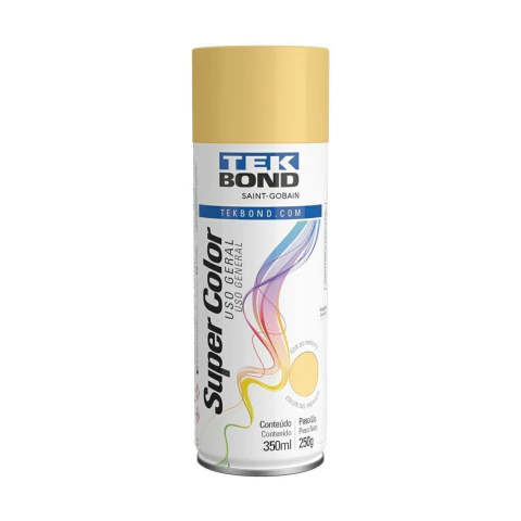 TINTA SPRAY TEK BOND SUPER COLOR 350ML - BEGE