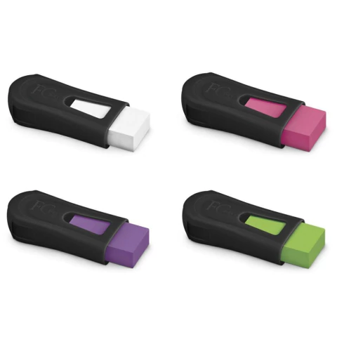 APONTADOR FABER CASTELL COM BORRACHA BLACKNEON