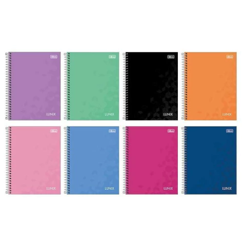 CADERNO UNIV 16X1 LUNIX TILIBRA 256F