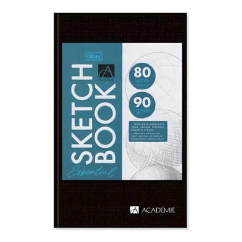 CADERNO SKETCHBOOK COSTURADO A5 TILIBRA 80F