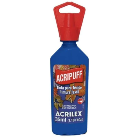 TINTA ACRIPUFF ACRILEX 35ML 501 - AZUL TURQUESA