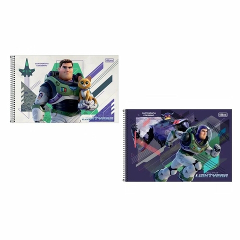 CADERNO DE DESENHO E CARTOGRAFIA LIGHTYEAR TILIBRA 80F