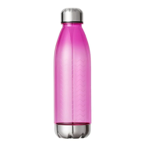 GARRAFA PLÁSTICA BRW 700ML - ROSA PASTEL