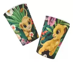 VASOS POLIPAPEL EL REY LEON X8U