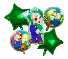 SET DE GLOBOS SUPER MARIO (Luigi Bros)