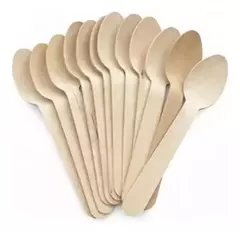 CUCHARAS DE MADERA X25