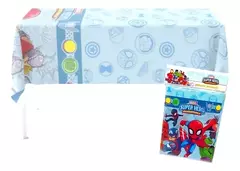 MANTEL PLASTICO SUPER HERO