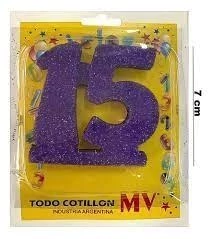 VELA NUMERO 15 BRILLO - comprar online