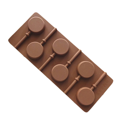 MOLDE DE SILICONA PALETAS LISO X6