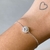 Pulseira pedra cravejada