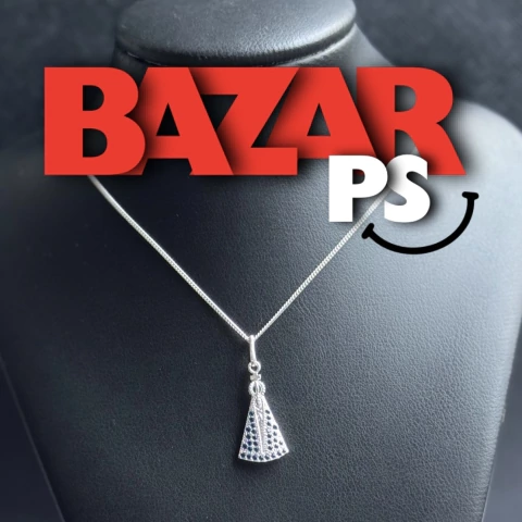 Colar Nsa. Sra. Aparecida cravejado