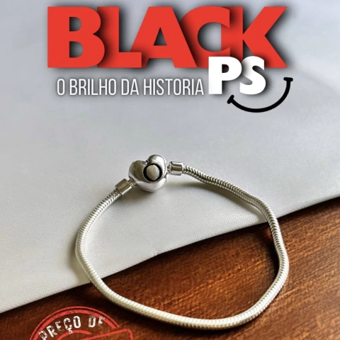 Pulseira para berloques lisa