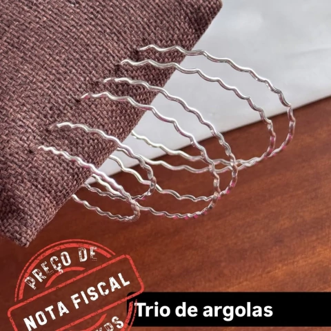 Trio de argolas