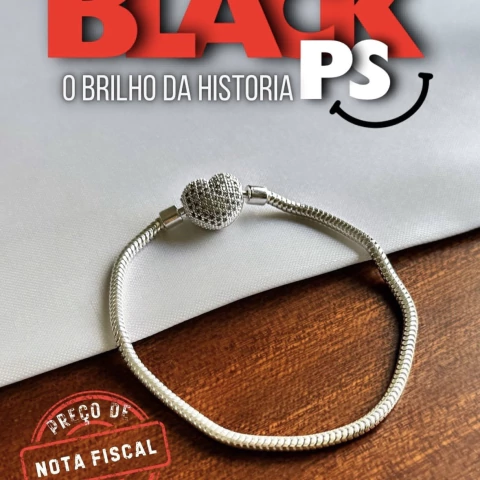 Pulseira para berloque cravejada