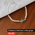 Pulseira olho grego com bolinhas