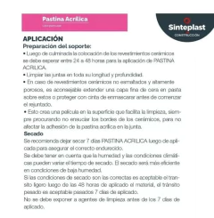 Pastina Lista Para Usar Sinteplast 1.25 Kg Alta Calidad - comprar online