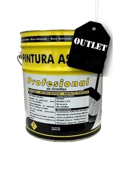 Pintura Asfaltica Ormiflex Profesional 18 Lts Secado Rapido - LATAS ABOLLADAS - comprar online