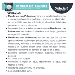 Membrana Liquida Poliuretanica 20 Kg. Sinteplast en internet