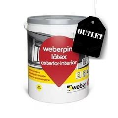 Pintura Látex Weber Interior Exterior Weberpint X 20 Lts.- VENCIDA - comprar online