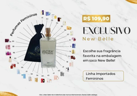 Perfume Deo Colônia Inspiração (Versão Saco) - 18 Idôle