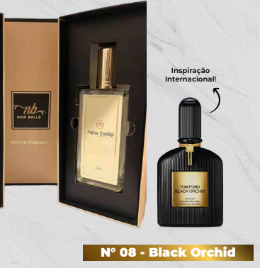 Deo Colônia New Belle n 08 – Inspiração Black Orchid