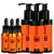 Kit 03 Óleo + 03 Balm para Barba Smaak Canela & Rum Embaixador 30ml