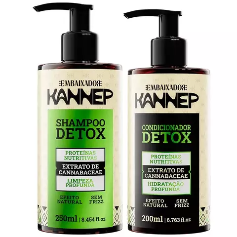 Kit Detox Shampoo + Condicionado Kannep Embaixador