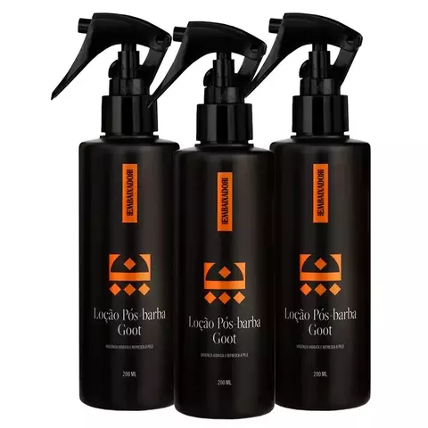 Kit 03 Loção Pós Barba Goot Embaixador 200ml