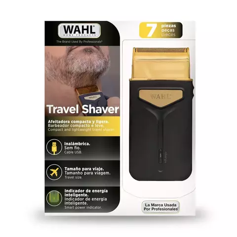 Máquina Acabamento e Barbeador Travel Shaver Bivolt Wahl