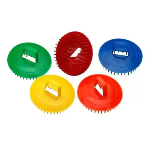 Escova Plástico Redonda para Massagem 12 unidades