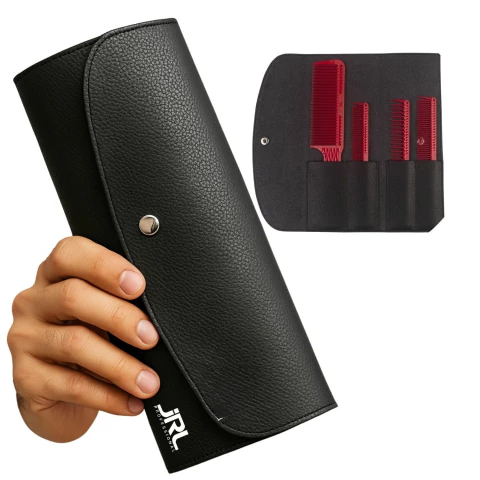 Kit 4 Pentes Cerâmica Antiestático Jrl Profissional Vermelho