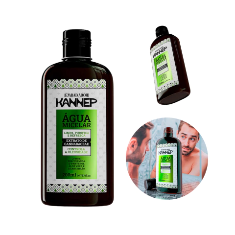 Água Micelar Limpeza Facial Kannep Embaixador 200ml