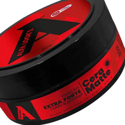 Cera Modeladora 80g Alfa Look's - Efeito Matte