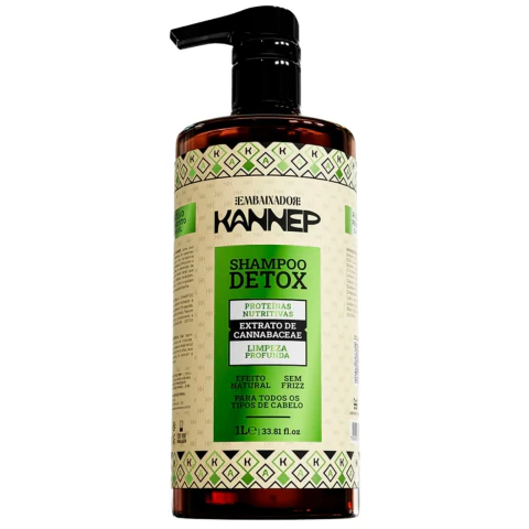 Shampoo Detox Kannep Embaixador 1000mL Limpeza Profunda