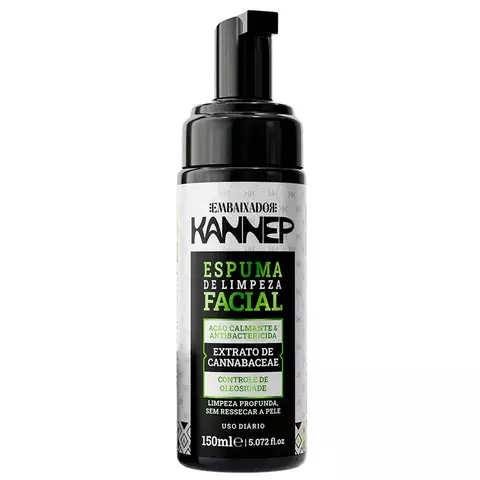 Espuma de Limpeza Facial Kannep Pró Embaixador 150ml