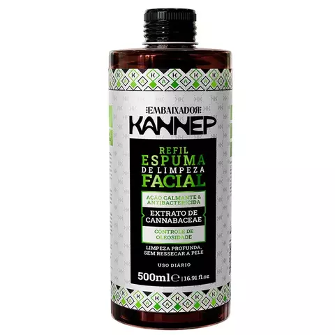 Espuma de Limpeza Facial Kannep Pró Embaixador 500ml