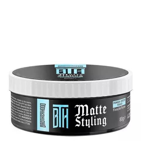 Pomada Modeladora Efeito Seco Matte Styling BTH 80g