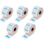 Kit 5 Rolos de Gola Higiênica Rolo 100 Unidades Branco