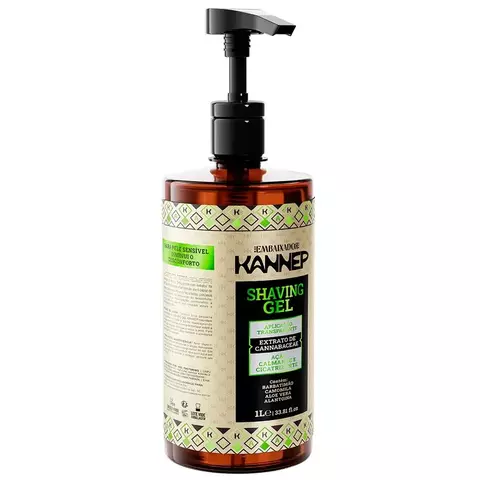 Shaving Gel de Barbear Transparente Kannep Embaixador 1L