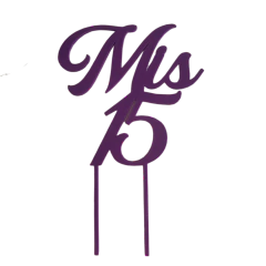 Cake topper Mis 15