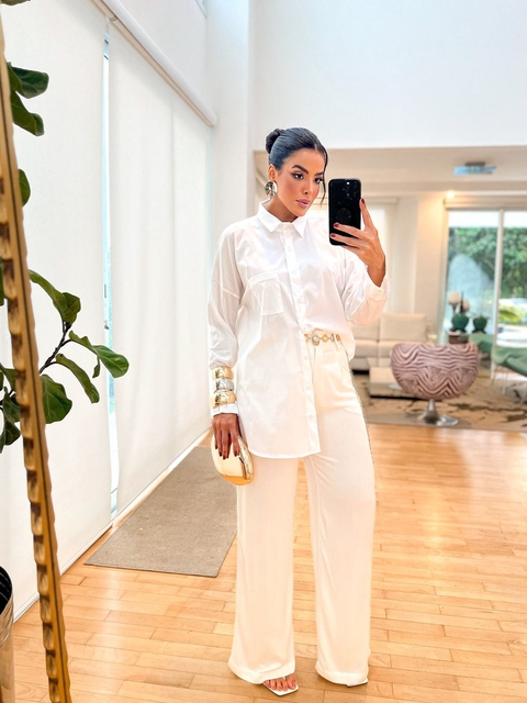 Max camisa oversized ( tricoline com algodão) - comprar online