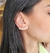 Brinco Ear Cuff Pedras em Zircônia