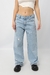 Jeans Wide Leg Roturas Rígido _ 40650