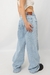 Jeans Wide Leg Roturas Rígido _ 40650 - comprar online