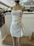 Vestido Crepe Strapless Drapeado _ 43225 en internet