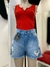 Short Jeans 2 Roturas Mom Desflecado _ 41985