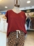 Remera Algodón Escote V _ 43446