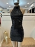 Vestido Lentejuelas Ata Cuello _ 43565